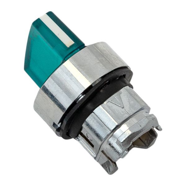  Механизм переключателя исполнительный XB4 IP65 на 3 положения возвратный без фиксации с подсветкой с короткой ручкой зел. EKF XB4BD3L-G-65 фото в каталоге от BTSprom.by