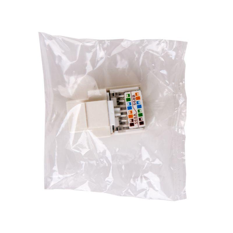  Модуль Keystone Jack RJ45 (8P8C) кат.5E UTP неэкранир. тип 180град. бел. Rexant 03-1011 фото в каталоге от BTSprom.by