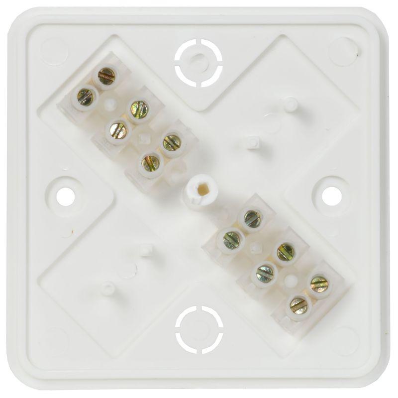  Коробка распаячная ОП 75х75х28 IP20 КМ41216-01 (6 клем. 6кв.мм) бел. IEK UKO10-075-075-028-K01 фото в каталоге от BTSprom.by