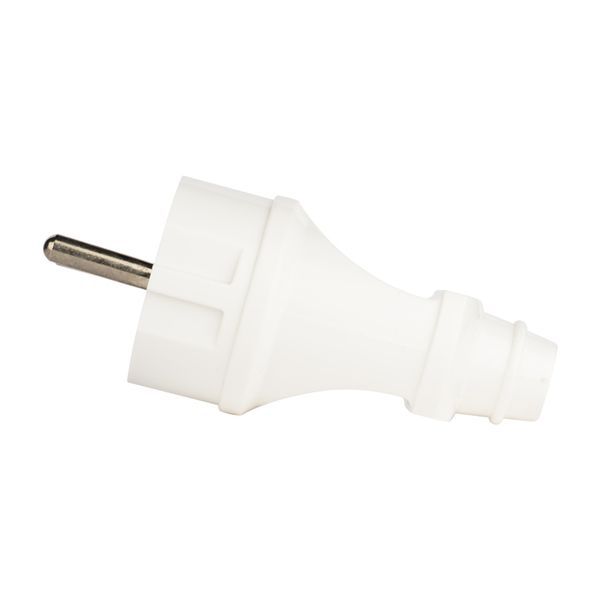  Вилка прямая 16А 250В с заземл. бел. EKF AVP16-10 фото в каталоге от BTSprom.by