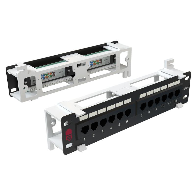 патч-панель 19дюйм 1u 24 порта rj45 полностью экранир. кат.5e dual idc черн. sysmatrix pp wl01u.s125eu.n от BTSprom.by