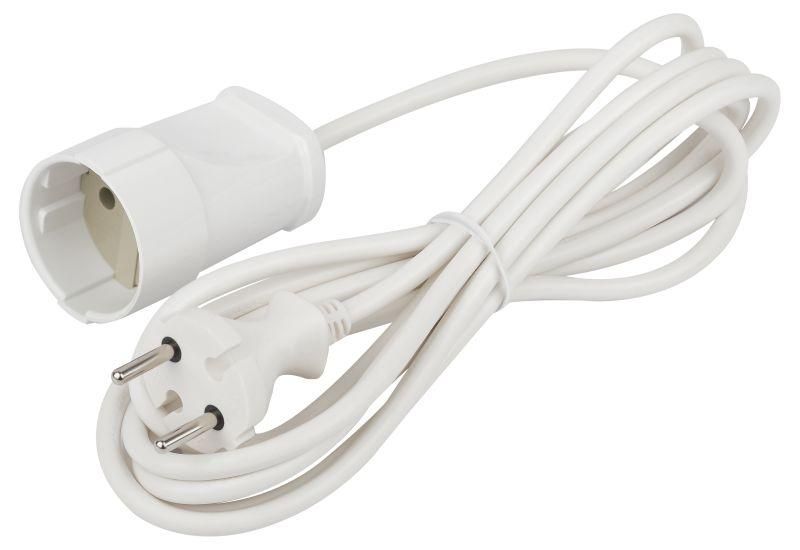 удлинитель-шнур 1х3м без заземл. 6а ip20 ux(6)-1-3m пвс 2х0.75 эра б0039819 от BTSprom.by
