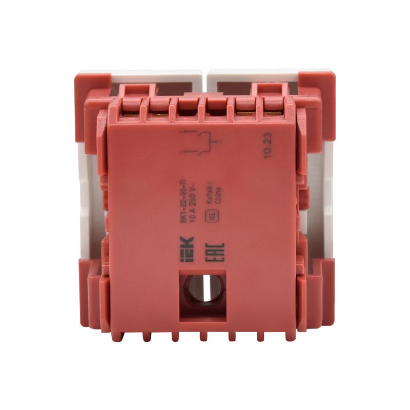  Выключатель 2-кл. 2мод. СП 10А IP20 ВК1-22-00-П бел. PRIMER IEK CKK-40D-VD2-K01 фото в каталоге от BTSprom.by