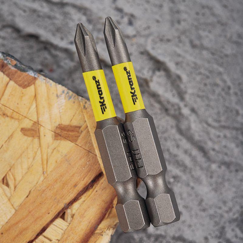  Бита для шуруповерта PH1х50мм (уп.2шт) Kranz KR-92-0413-1 фото в каталоге от BTSprom.by