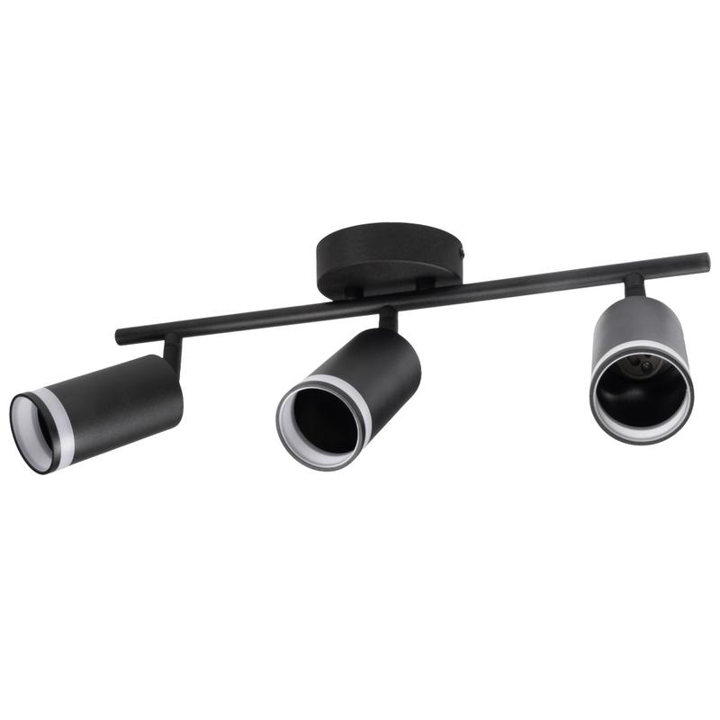 светильник pcl-0103 3xgu10 ip20 230в bl настен./потолочн. декор. под лампу jazzway 5066427 от BTSprom.by