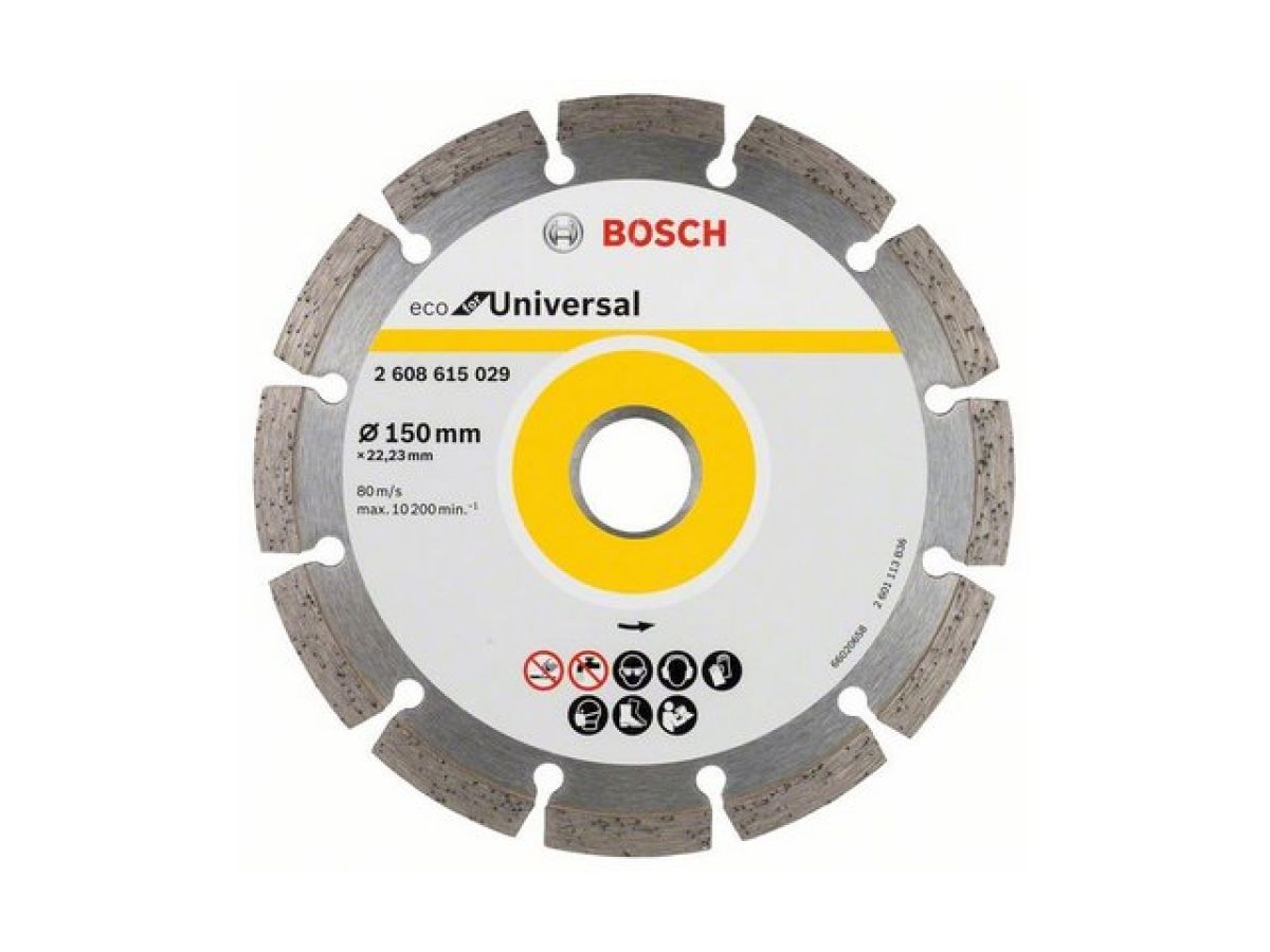 алмазный круг 150х22 мм универс. сегмент. eco universal bosch (сухая резка) 2608615042 от BTSprom.by