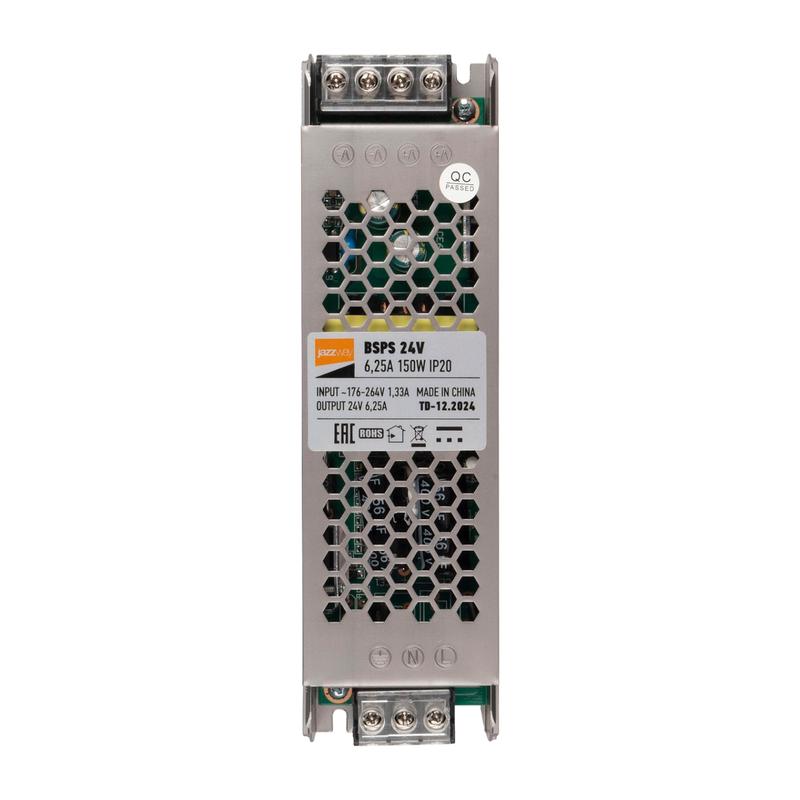 блок питания для светодиод. ленты bsps 24в 6.25а=150вт ip20 pro jazzway 5062207 от BTSprom.by