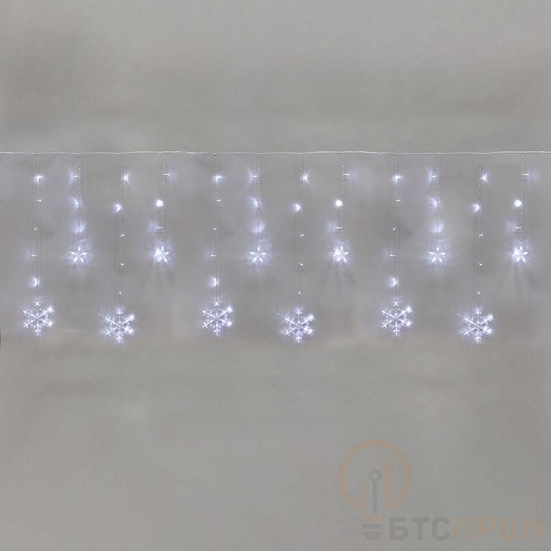 Гирлянда светодиодная "Бахрома" со снежинками 2.4х0.9м 150LED бел. 7.5Вт 230В IP20 с контроллером 8 режимов Neon-Night 255-075 фото в каталоге от BTSprom.by  Гирлянда светодиодная "Бахрома" со снежинками 2.4х0.9м 150LED бел. 7.5Вт 230В IP20 с контроллером 8 режимов Neon-Night 255-075 фото в каталоге от BTSprom.by