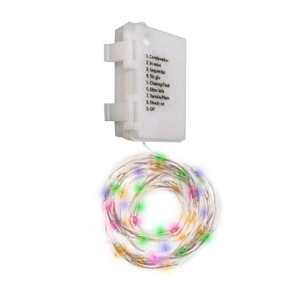 гирлянда dc-g03-120m 120microled rgb 12.1м 8реж. 3xaa (не в компл.) фаzа 5047815 от BTSprom.by