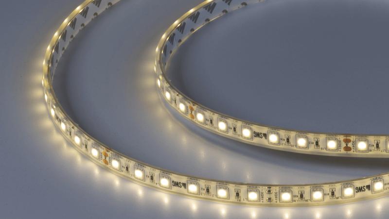 лента светодиодная стандарт 5050 60led/м 14.4вт/м тепл. бел. 24в ip68 со скотчем 3м (уп.5м) swg standard 00-00013190 от BTSprom.by