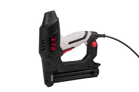 степлер электрический pst6001-c (20шт/мин магазин скоба 18ga 15-25мм гвозди 18ga 15-32мм) (уп.100шт) p.i.t. pst6001-c от BTSprom.by