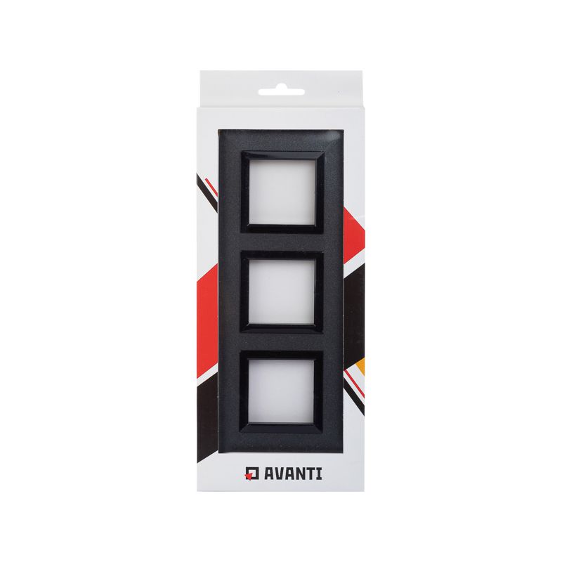  Рамка 3-м 6мод. Avanti метал. графит. DKC 4407856 фото в каталоге от BTSprom.by