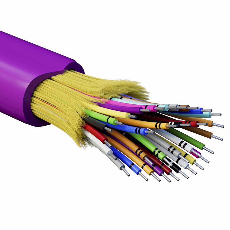 кабель волоконно-оптический распределит. нг(а)-hfltx 32 ов категория om4 (g.651.1) плотный буфер 0.4кн арамидные упрочняющие нити для внутр. прокл. бараб. 2000м dkc rndt4c32mg03 от BTSprom.by