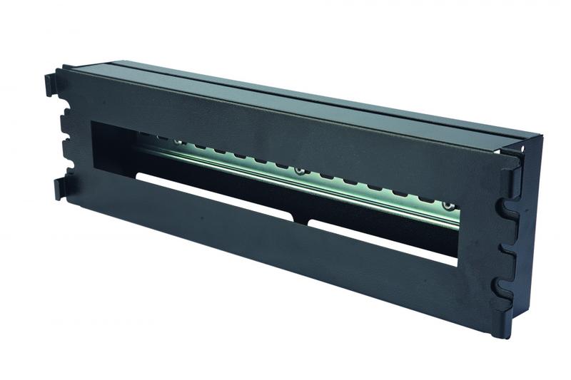 панель 19дюйм с din-рейкой 3u 22 модуля черн. eurolan 60a-42-03-11bl от BTSprom.by