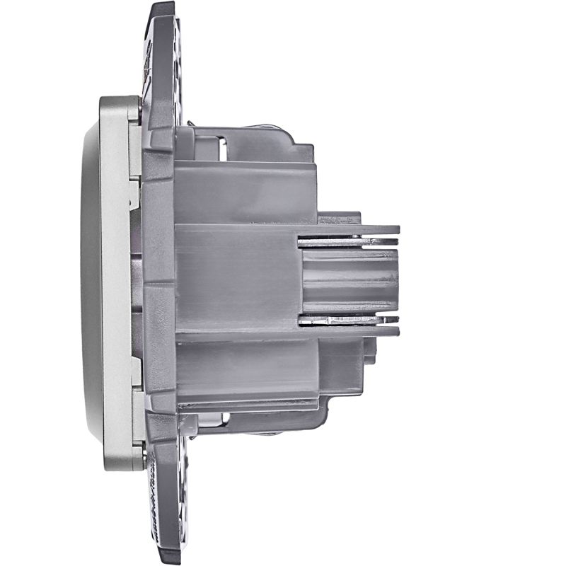  Розетка 1-м СП Inspiria 16А IP20 250В 2P+E немецк. стандарт механизм алюм. IEK 673722 фото в каталоге от BTSprom.by