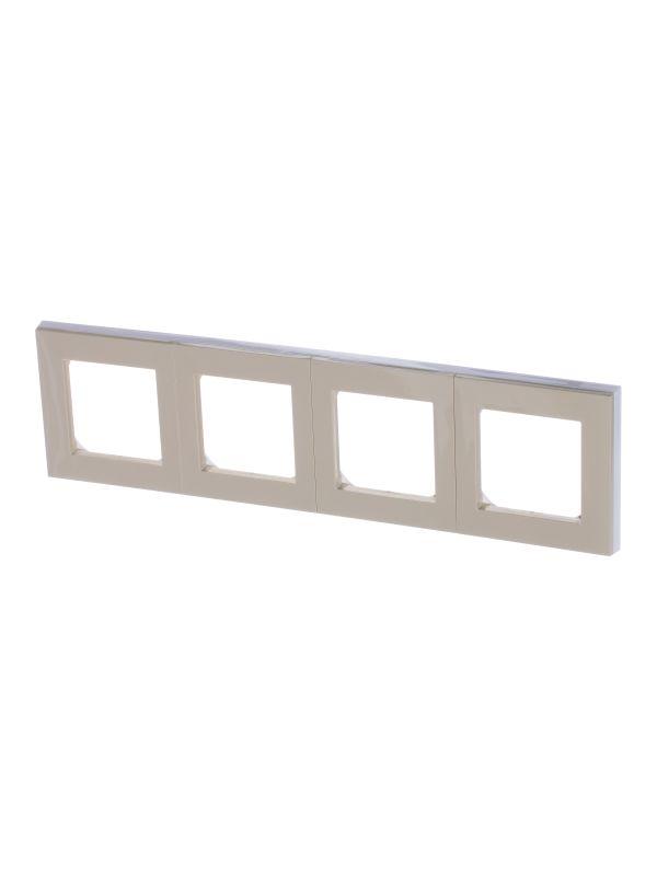 рамка levit 4п сл. кость/бел. abb 2chh015040a6017 от BTSprom.by