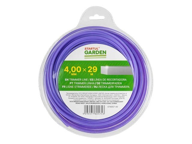 леска ф 4.0 мм х 29 м квадратн. сеч. startul garden st6057-40 от BTSprom.by
