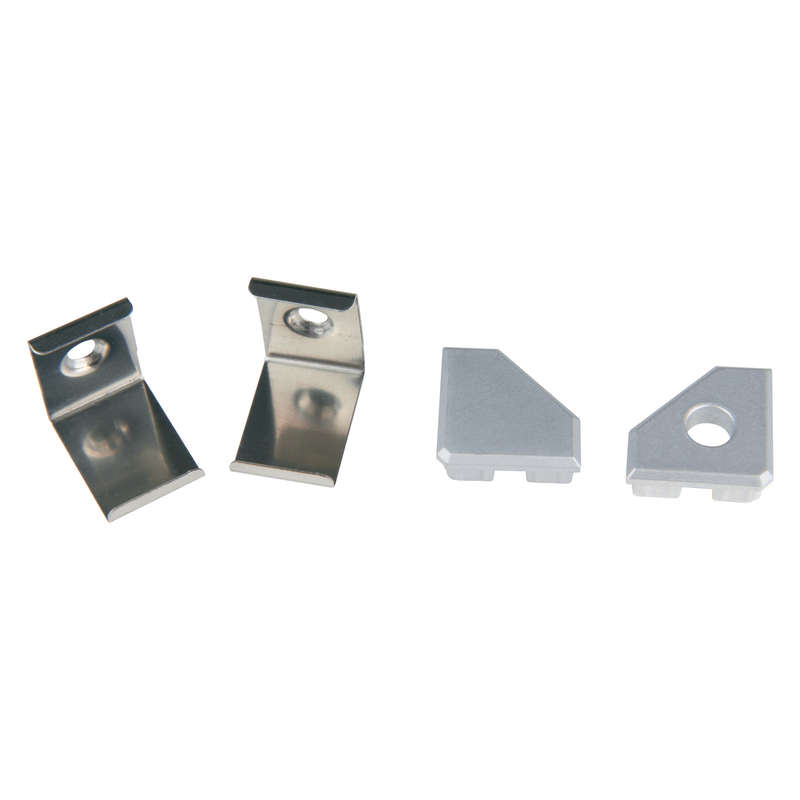 набор аксессуаров ufe-n03 silver a polybag для алюм. профиля крепеж. скобы 4шт сталь заглушки 4шт пластик серебр. uniel ul-00000623 от BTSprom.by