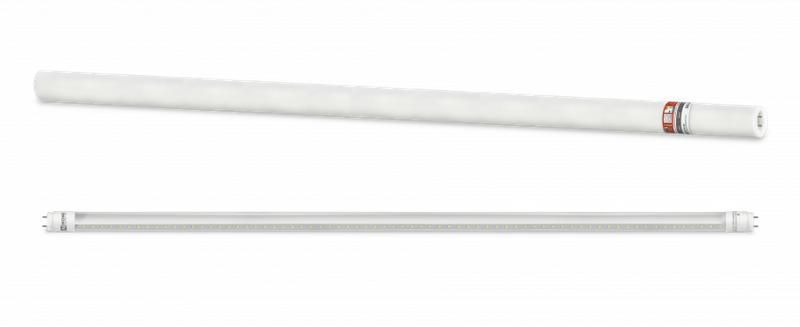 лампа светодиодная led-t8-п-pro 20вт трубчатая с двухсторонним цоколем прозрачная 4000к нейтр. бел. g13 2000лм 230в 1200мм неповоротн. in home 4690612030982 от BTSprom.by
