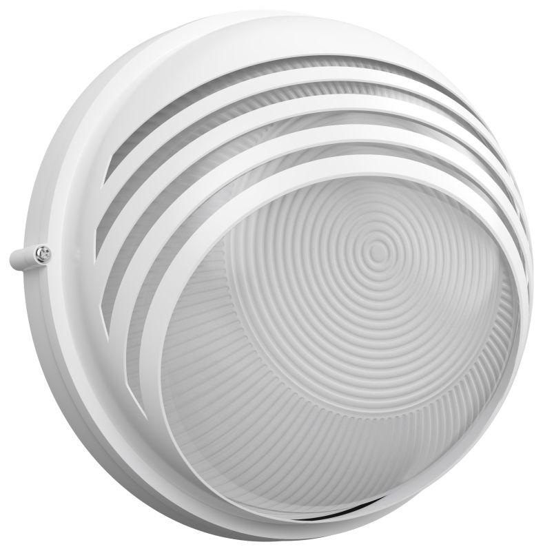 светильник нпп 1107 100вт e27 ip54 бел. круг ресничка iek lnpp0-1107-1-100-k01 от BTSprom.by