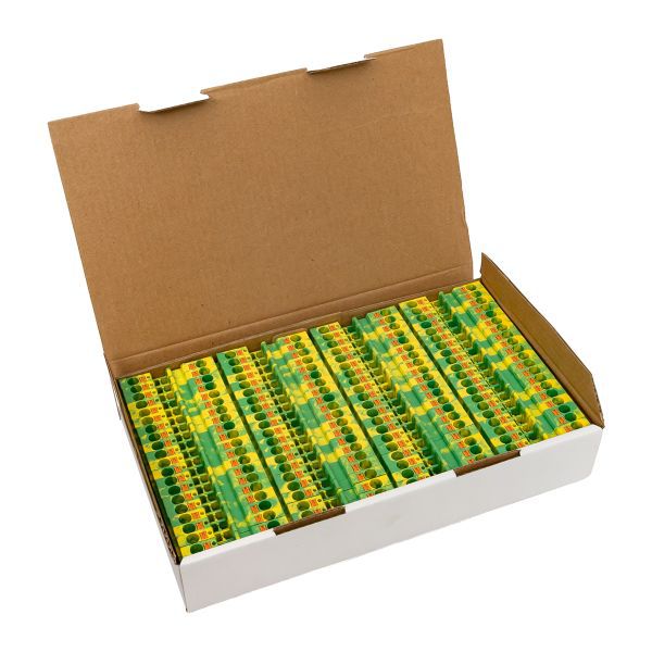  Колодка клеммная пружинная 4 Push-in земля EKF PIT-4-pe фото в каталоге от BTSprom.by