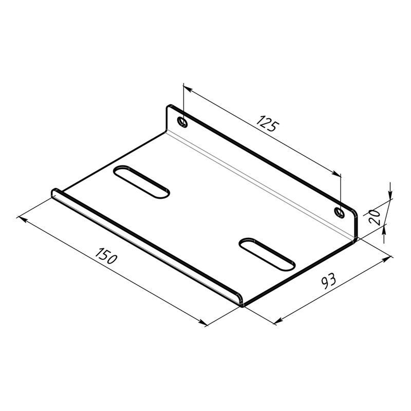  Держатель для электролобзика настенный черн. Rexant 38-0669 фото в каталоге от BTSprom.by