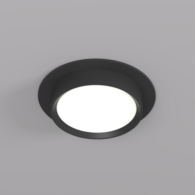 светильник встраиваемый flat ip20 до 15вт gx53 led черн. алюм. denkirs dk2090-bk от BTSprom.by