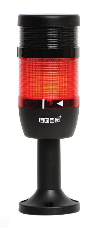 колонна сигнальная 70мм 220в стробоскоп flesh зуммер красн. emas ik71f220zm01 от BTSprom.by