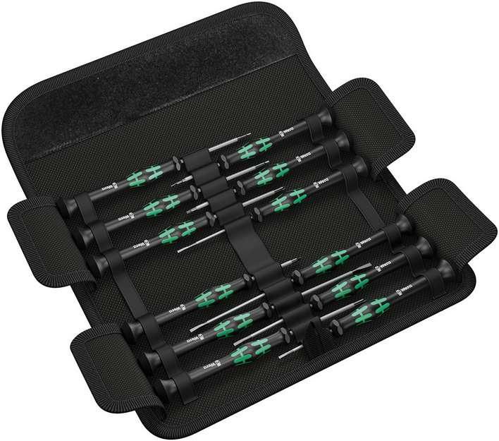 набор отверток прецизионных kraftform micro 12 universal 1 12 пр. ph 00/0 torx hf tx 5/6 sl 1.5/1.8/2.0/2.5/3.0 hex 0.9/1.5/2.0 wera we-073675 от BTSprom.by