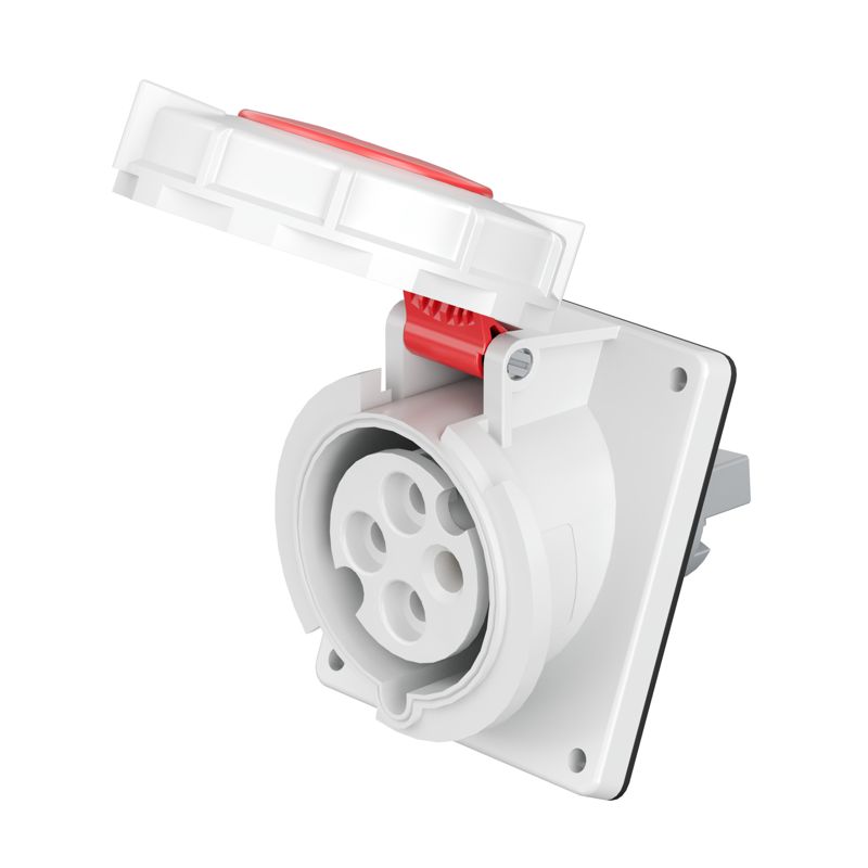 розетка панельная с наклоном pas ip67 32а 3p+e 400в 3h dkc pas346-032-40 от BTSprom.by