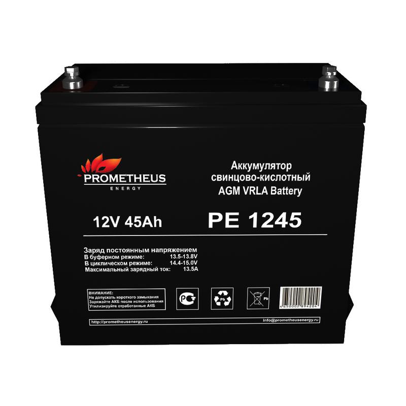 аккумулятор 12в 45а.ч pe1245 prometheus energy нф-00003779 от BTSprom.by
