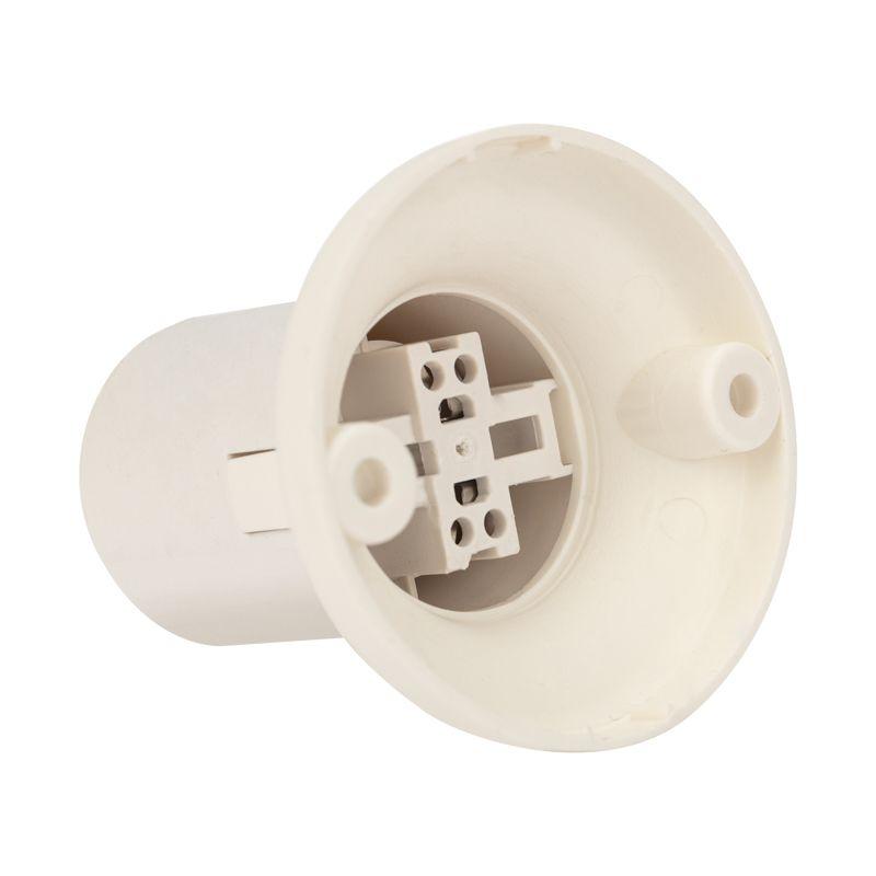  Патрон пластиковый настенный Е27 прямой бел. Rexant 11-8870 фото в каталоге от BTSprom.by