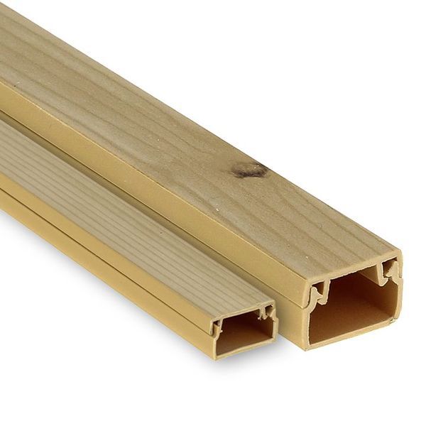 кабель-канал 16х16 l2000 пластик plast свет. дер. ekf kk-16-16w от BTSprom.by