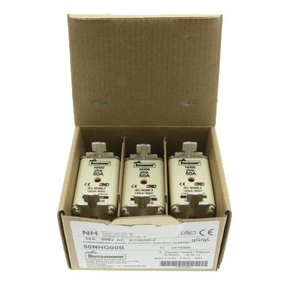 предохранитель nh 50а 500в 00 gg eaton 50nhg00b от BTSprom.by