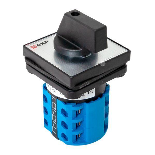  Переключатель кулачковый ПК-1-53 3п 10А "1-2" IP65 EKF pk-1-53-10-65 фото в каталоге от BTSprom.by