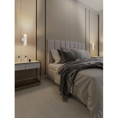  Светильник WL52 WH/GD 2хGU10 2х12Вт IP20 настенный бел. золото Эра Б0061200 фото в каталоге от BTSprom.by