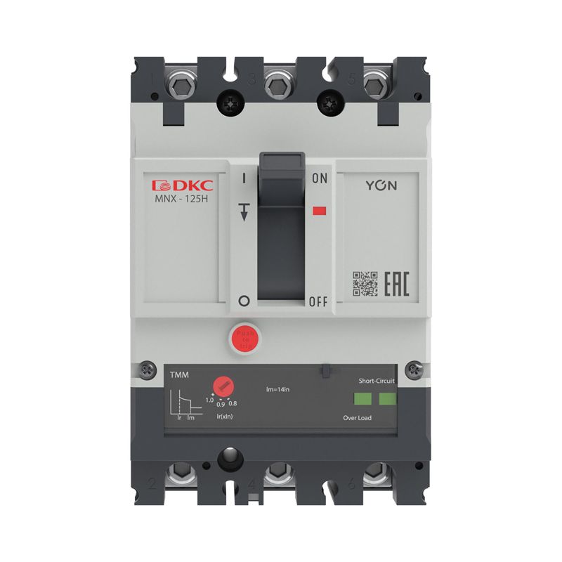  Выключатель автоматический 3P 63А 150кА pro MNX125H при AC415V расцепитель TMM YON MNX125H3PTMM0063 фото в каталоге от BTSprom.by
