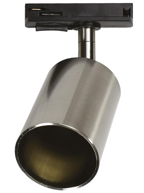 светильник-прожектор трековый ptr 26 gu10 ip20 230в sn никель матов. jazzway 5038097a от BTSprom.by