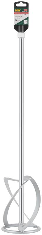  Миксер для тяжелых строительных смесей усиленный профи хвостовикм14 120х590мм FIT 04281 фото в каталоге от BTSprom.by