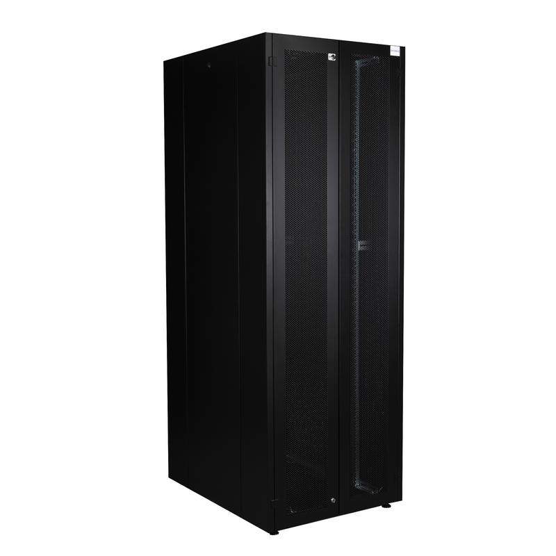 шкаф напольный 19дюйм 42u 800х1000 двойн. передн. дверь перфорир.; двойн. задн. дверь перфорир. черн. datarex dr-759541 от BTSprom.by