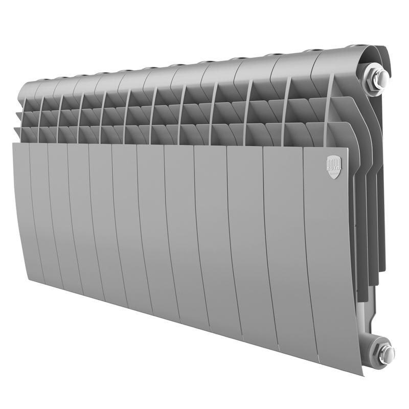 радиатор biliner b 350 12 секц. биметал. серебр. royal thermo нс-1682247 от BTSprom.by