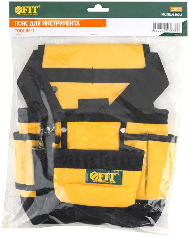  Пояс для инструмента одинарный полиэстер 9 отделений 2 петли для инструмента FIT 12515 фото в каталоге от BTSprom.by