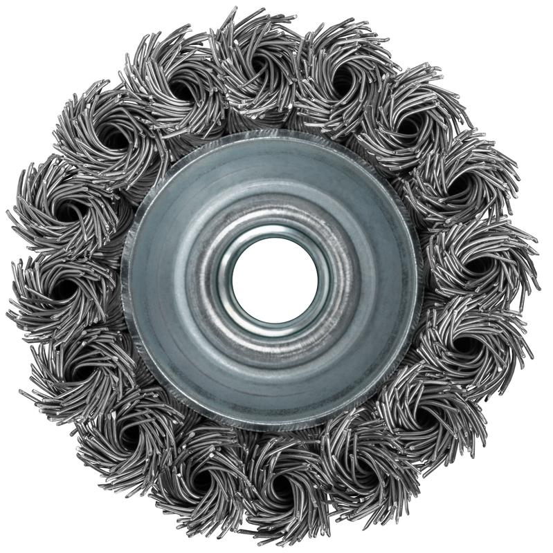  Корщетка-чашка гайка М14 стальная витая проволока 65мм FIT 39466 фото в каталоге от BTSprom.by