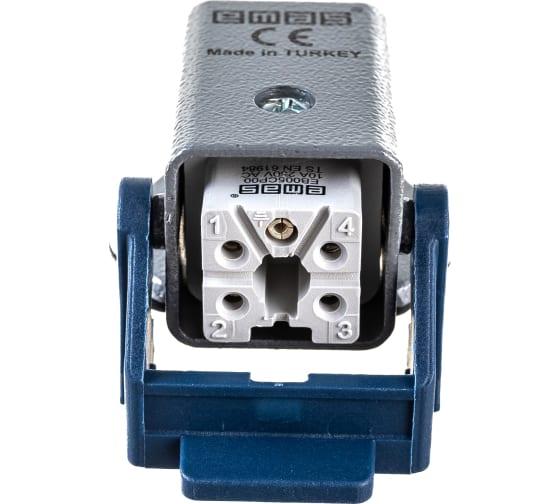 розетка боковой ввод 5 полюсов 10а emas ebm05pe41 от BTSprom.by