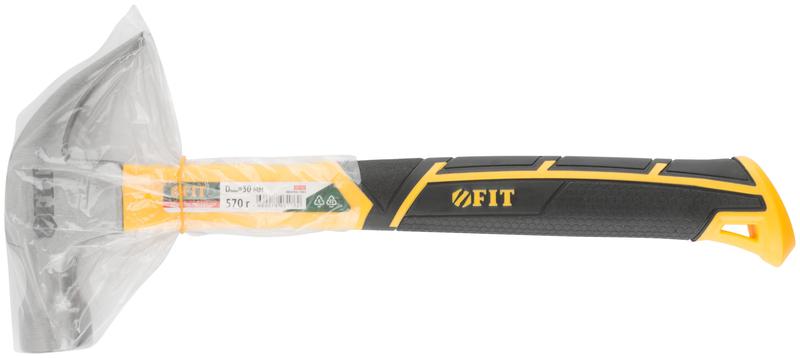  Молоток-гвоздодер Профи 30мм 570г фибергласовая усилен. ручка FIT 44780 фото в каталоге от BTSprom.by