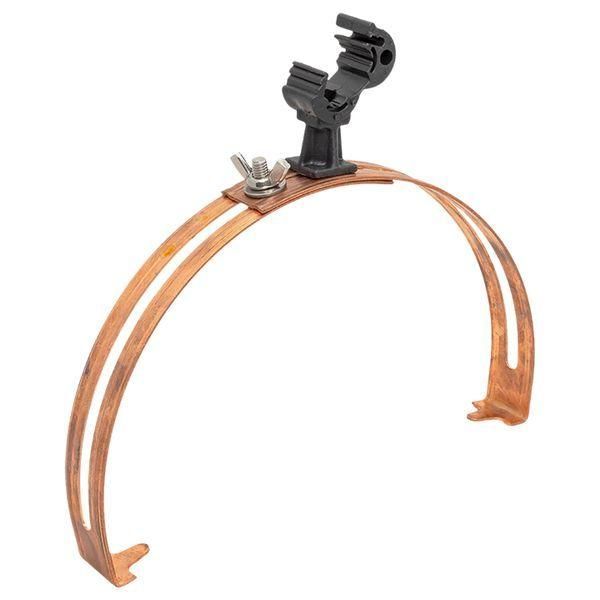 держатель коньковый регулируемый с пластиковым фиксатором 130-240мм cu proxima ekf lp-d2204-cu от BTSprom.by