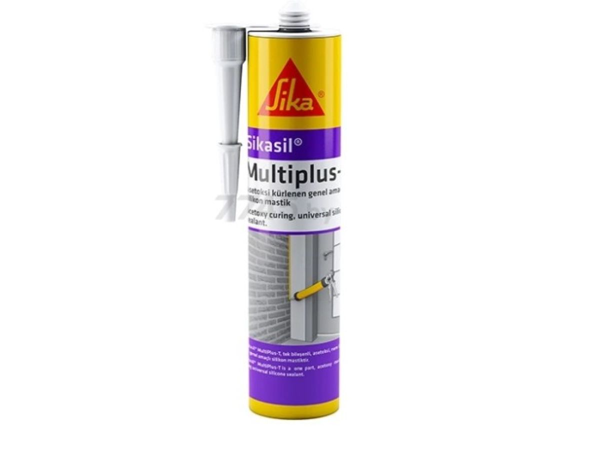 герметик силиконовый универсальный sikasil multiplus-t белый, 280 мл 4814016009065 от BTSprom.by