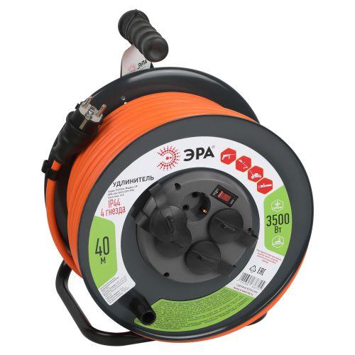 удлинитель на катушке 4х40м с заземл. с выключателем rmx-4es-3x2.5-40m-ip44 пвс эра б0052921 от BTSprom.by