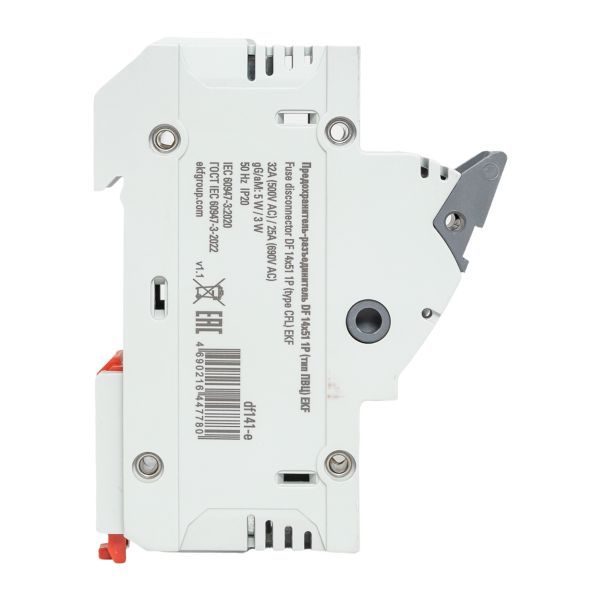  Предохранитель-разъединитель DF 14х51 1п (тип ПВЦ) EKF df141-e фото в каталоге от BTSprom.by