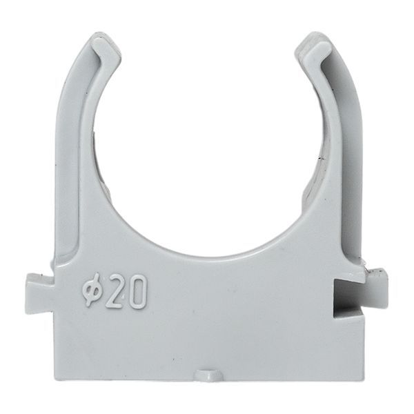  Держатель для труб (клипса) d20мм для монтажн. пистолета сер. (уп.100шт) Plast EKF derjp-z-20 фото в каталоге от BTSprom.by